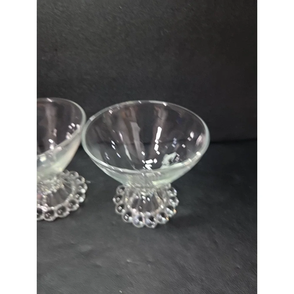 Anchor Hocking Berwick Boopie Champagne Glasses, Set of 2, Clear Sherbet Glasses